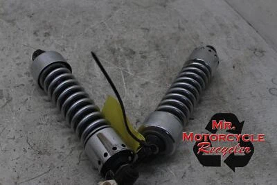 96-03 HARLEY-DAVIDSON SPORTSTER 1200 883 CHROME REAR SHOCKS A23D - Image 1 of 4