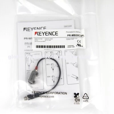 New In Box KEYENCE PR-MB30C3PL Photoelectric Sensor Switch Free Shipping - Image 1 of 4