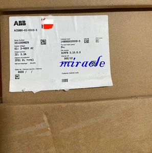 1 pieza nuevo convertidor ABB ACS880-01-03A3-3 ayuda entrega de aire - Imagen 1 de 2