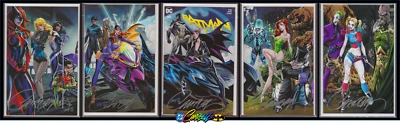 BATMAN #50 (2018) CONJUNTO COMPLETO J SCOTT CAMPBELL VARIANTE A-E FIRMADO CERTIFICADO DE AUTENTICIDAD DC CASI NUEVO+ Foto 1 de 4