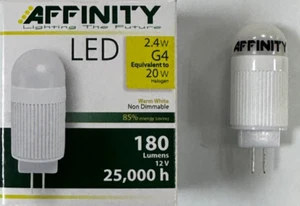 2x 2.4W =20W G4 12V Capsule LED Ultra Low Energy Light Bulb Halogen Replacement - Picture 1 of 4