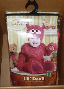NEW INCHARACTER LIL DEVIL Costume 12-18 months M Infant Baby Boys NEW NWT