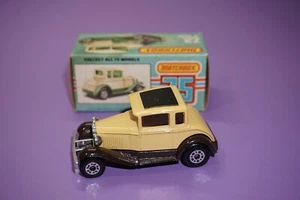 Matchbox Superfast 73 Model A Ford Cream -  1979 Lesney Original Box - Picture 1 of 6