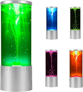Whirlpool Bedside Lamp - Twister Hurricane Light for Kids' Room Decor - Picture 1 of 8