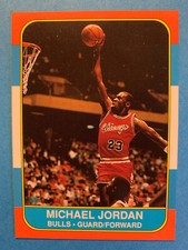 Michael Jordan 1986 Fleer Rookie REPRINT Sports Journal Chicago Bulls RC Promo