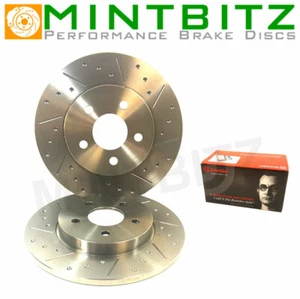 Clio 2.0 172 182 01-05 genoppen gerillte Bremsscheiben hinten & Brembo Beläge & ABS-Ring - Bild 1 von 1