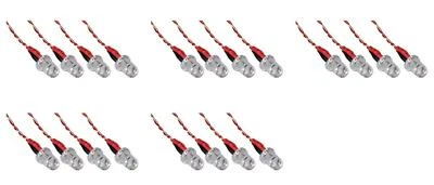 Hubsan X4 H107L Red LED (H107C-a33) 3.7v Red LED Lights Set Night 5 Pack - Image 1 of 4