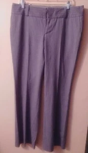 Mossimo Stretch Womens pinstripe mid Rise Straight Leg Dress Pants Size 12 - Picture 1 of 5