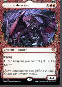 Stormscale Scion Showcase FOIL MTG Tarkir: Dragonstorm NM/M #303 - Bild 1 von 2