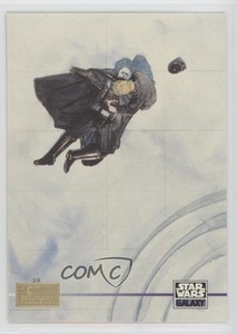 1995 Topps Star Wars Galaxy Series 3 1st Day Production Luke Skywalker #338 07r2