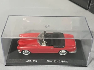 1:43 Detail Cars Corgi 1959 BMW 503 Cabrio Red ART 253 - Picture 1 of 6