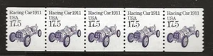 US Scott #2262, Plate #1 Coil 1987 Racing Car 17.5c VF MNH - Picture 1 of 1