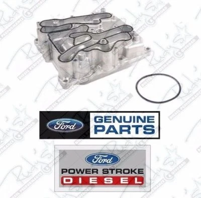 Enfriador de aceite de repuesto original Ford OEM para Ford Powerstroke 2008-2010 6,4 L Foto 1 de 3
