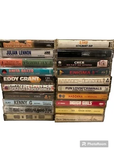 VINTAGE LOT of 20 80s 90s Cassettes ROCK POP ALTERNATIVE - Picture 1 of 1