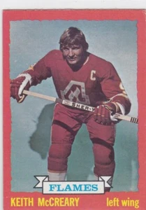 73/74 TOPPS..KEITH McCREARY..CARD # 13..FLAMES..FREE COMBINED SHIP - Imagen 1 de 2