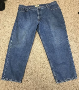 LL Bean Jeans blau Herren Größe 44x29 mittelblau schwer Denim entspannte Passform Baumwolle - Bild 1 von 7