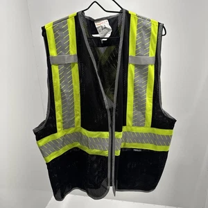 Tingley V70643C Type O Class 1 Weste, CSA Z96 Class 1 Level 2, schwarz, Größe L/XL - Bild 1 von 6