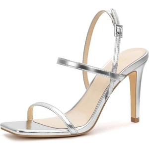 Party Brand Emma Women's Strappy High Heeled Sandals Open Toe Ankle Strap Sz 6.5 - Picture 1 of 4