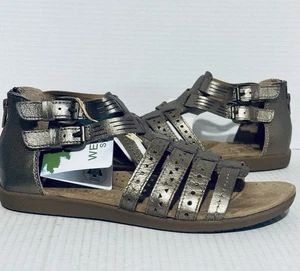 Earth Origins Harlin Damen-Gladiator-Sandalen metallic gold Größe 9 neu! " - Bild 1 von 7