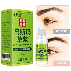 ☆10ml Eyebrows Growth and Good Luck Pure Usma Grass Juice Hair Growth Liquid - Picture 1 of 7
