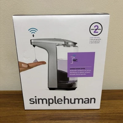 Dispensador de Jabón Automático Humano Simple Sensor Compacto Bomba Baño Cocina NUEVO Foto 1 de 4