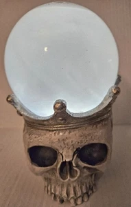 Gerson Int'l Smoky Swirling Water Crystal Ball Skull  LED Lighted   - Picture 1 of 5