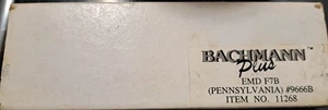 Bachmann Spectrum N Scale F7B Diesel Locomotive Pennsylvania #9666 Item #11268 - Picture 1 of 6