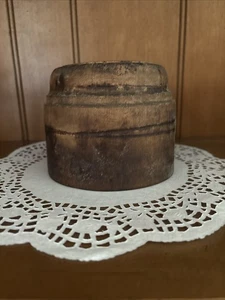Butter Mold- Antique Butter Mold Shell Only No Stamp Or Handle. Primitive - Picture 1 of 9