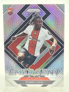 Romeo Lavia 2022-23 Panini Prizm EPL Emergent Silver Rookie #22 Southampton RC - Bild 1 von 2