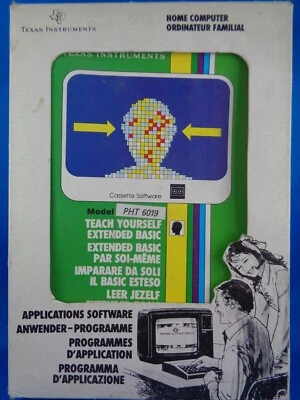 TI-99/4A -- TEACH YOURSELF EXTENDED BASIC (PHT6019 - TAPE - ITALIENISCH) - Bild 1 von 3
