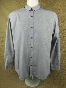 Men's Taylor & Wright 15" Small Button Collar Long Sleeve Shirt M #E1 - Picture 1 of 11