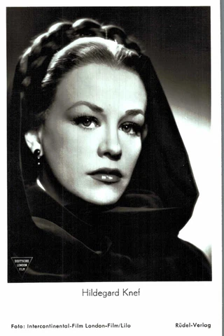 Hildegard Knef Original Rüdel Postcard No. 58.9oz Cover