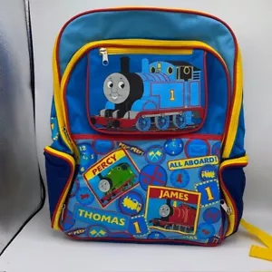 Vintage Thomas and Friends Thomas James Percy 2003 Backpack Bookbag - Picture 1 of 3