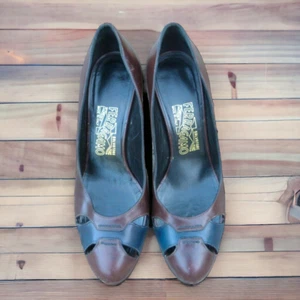 Salvatore Ferragamo Decoltè scarpe donna vintage anno 2001 N.38 - Bild 1 von 11