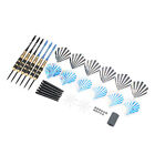 (01)6Pcs Darts Professional Exquisite Stainless Steel Tip Darts Set With Stor