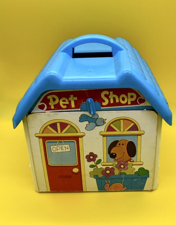 Tomy Toy Building Animal Hospital Tienda de mascotas Edificio de colección Imaginativo Años 80’s Foto 1 de 4