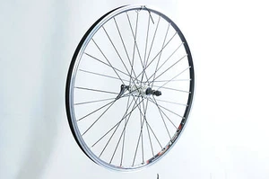 REAR Q/R WHEEL MTB BIKE 26 x 1.75 559 DUAL WALL HP RIM 6 7 8 SPEED BLACK ALLOY - Picture 1 of 3