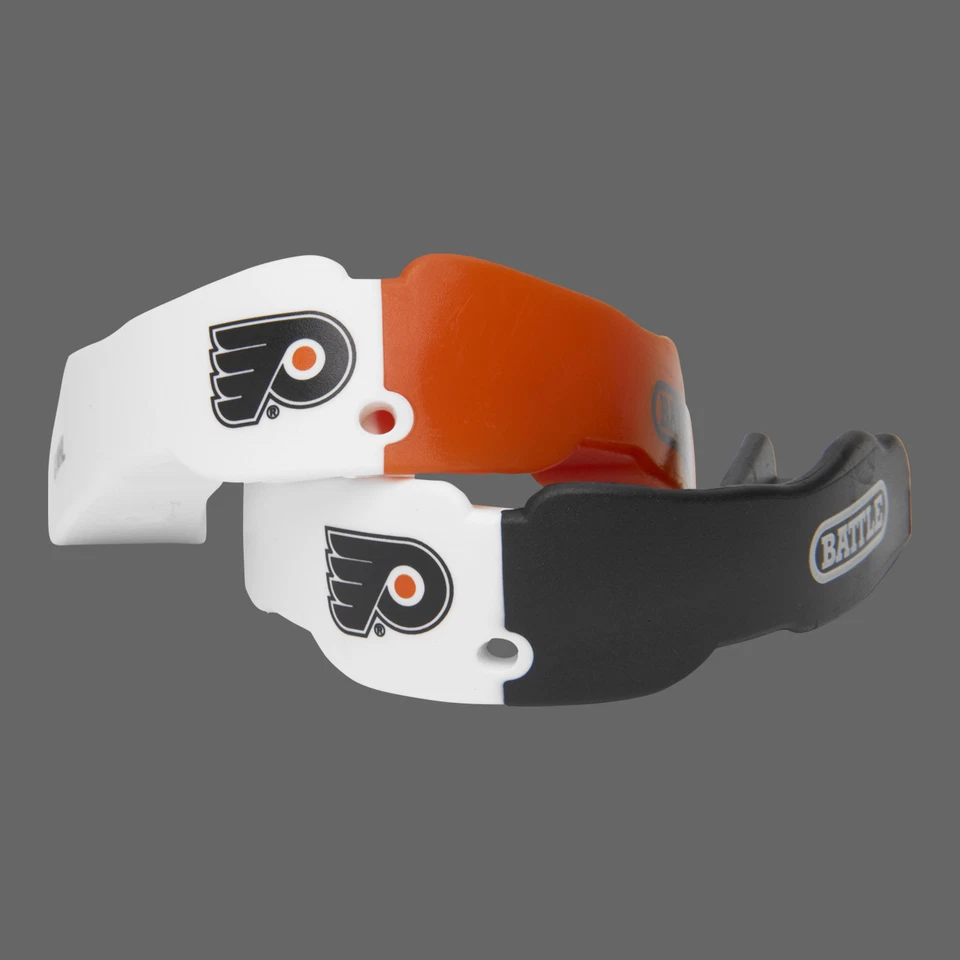 Protector bucal convertible con logotipo de equipo de hockey de la NHL Battle Sports paquete de 2 Foto 1 de 1