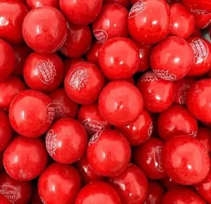 VERY CHERRY 3 LBs DUBBLE BUBBLE Filled 1" GUMBALLS Bulk Vending Chewing Gum - Picture 1 of 6