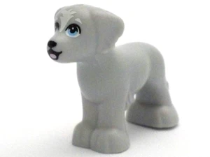 LEGO Animal Friends Gray Dog Shaggy Fur, Ears, and Tail #2 Collectable NEW - Picture 1 of 3