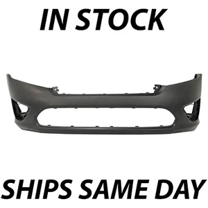 NEW Primered Front Bumper Cover Fascia for 2010 2011 2012 Ford Fusion 10 11 12 - Picture 1 of 14