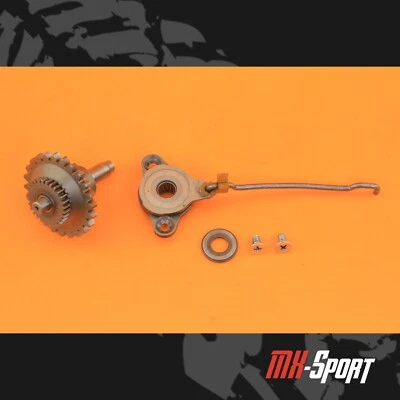 89-00 1995 RM125 RM 125 OEM Exhaust Power Valve Actuator Governor Rod Gear - Image 1 of 4