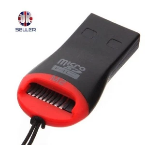 Micro SD/SDHC Speicherkartenleser AUF USB 2.0 ADAPTER *BRANDNEU* - Bild 1 von 9