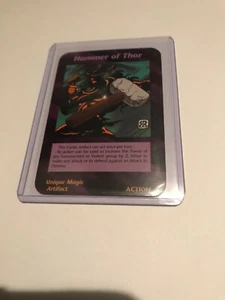 HAMMER OF THOR: Illuminati INWO CCG UNLIMITED CARD,1995 TCG,NM+ RARA RISORSA - Foto 1 di 4