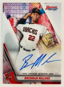 2019 Bowman's Best BRENNAN MALONE Autograph AUTO - Picture 1 of 2
