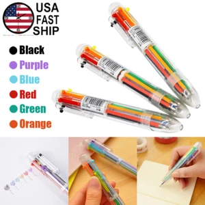 💥Bolígrafos multicolor 6 en 1 color bolígrafo para oficina escuela niños - Imagen 1 de 9