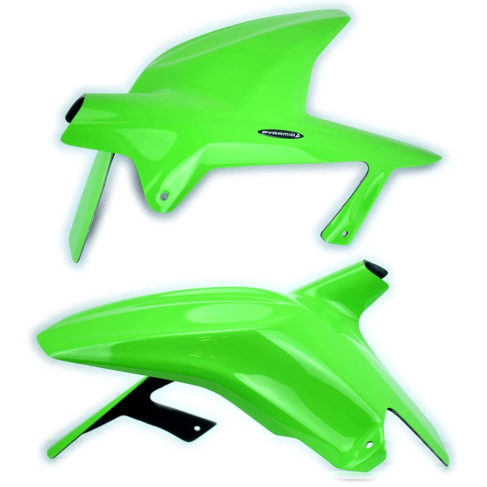 Pyramid Hugger verde brillante Kawasaki Ninja 250 R 2008-2013 Foto 1 de 1