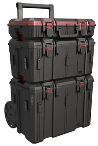 Storage Tools 3-in-1 Rolling Tool Box Storage Container Wheels Organizer Drawers - Picture 1 of 12