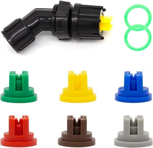 110° Flat Fan Shaped Nozzle, 110 Degree Flat Fan Spray Tip 0.15-0.6Mm Pore, 7Pcs - Picture 1 of 12