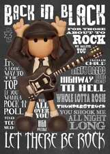 Inspired by AC/DC Angus Young Blank Card Greeting Birthday NOT 3D